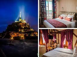 7 hotels on the mont saint michel