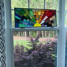 Stained Glass Panel Window Large