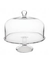 Olympia Glass Cake Stand Dome Cs014