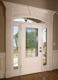 White Front Door With Glass Now