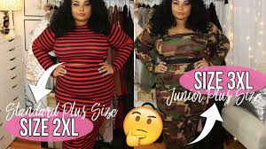 Fashionnova Vs Rebdolls The Difference Between Standard Junior Plus Sizes