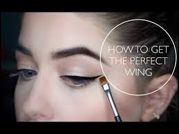 easy winged eyeliner tutorial for