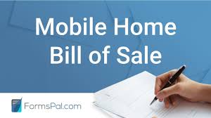 mobile home bill of guide you