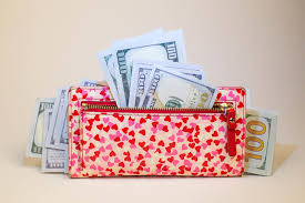 Image result for valentines wallet money