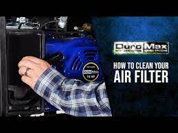 how to clean your generator air filter