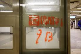 a door in the world trade center subway