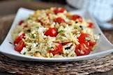 orzo  feta and tomato salad