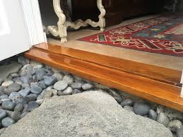 Refinishing A Threshold With Dry Rot