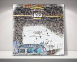 Td Garden Canvas Print Boston Bruins