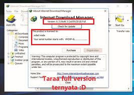 Internet download manager free trial version for 30 days features include: Cara Mengetahui Internet Download Manager Idm Full Version Atau Tidak Fanstatic 4