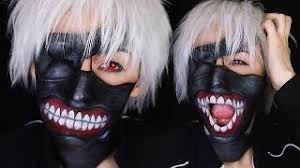 kaneki ken mask makeup tokyo ghoul