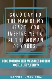 90 good morning text messages for him