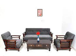 wooden sofa set 3 1 1