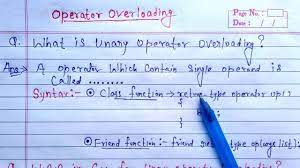 unary operator overloading in c c