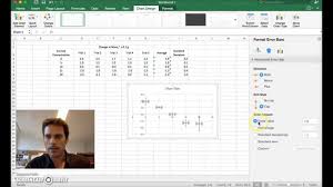 Excel Graphing With Separate Error Bars Of Standard Deviation