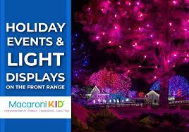 holiday events light displays on