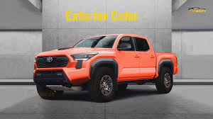 2024 toyota tacoma rendered in colorful