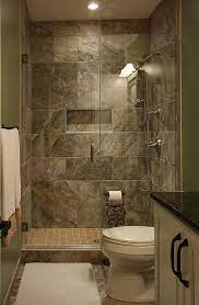 Would you believe that flooring is peel and stick tile? Basement Bathroom Houzz