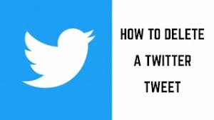 how to delete twitter tweet you
