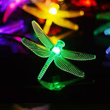 Aolyty Solar Dragonfly String Lights