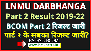 lnmu bcom part 2 result session 2019 22
