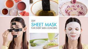 korean skincare trend diy sheet masks