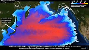 Ten Years Of Fukushima Radiation Crossing The Pacific Ocean