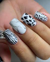 zebra nail art design 9