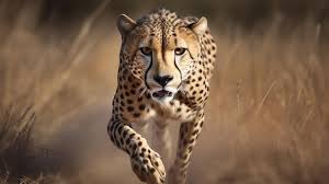 premium photo a cheetah running in