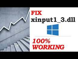 fix xinput1 3 dll is missing windows 10