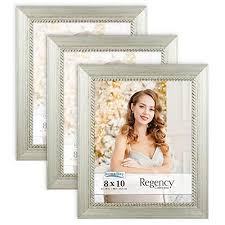 8x10 Picture Frames Silver 3 Pack