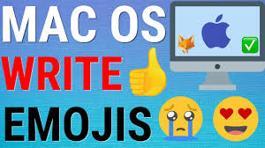 how to type emojis on mac all ways