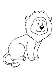 These alphabet coloring sheets will help little ones identify uppercase and lowercase versions of each letter. Printable Cute Lion Coloring Page Free Printable Coloring Pages For Kids