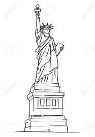 アメリカ旅行産業デザイン自由の女神像のイラスト素材・ベクター Image 23203252