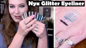 nyx glitter eyeliner review