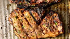 grilled pork shoulder steaks the