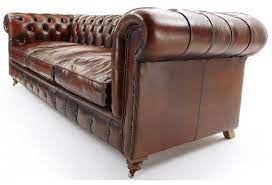 Leather Chesterfield Extra Large Sofa