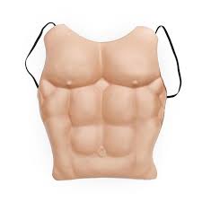 Fake Chest Muscle Belly Six Pack Abs Party Clothes Role-playing Fit Gift  U5T7 - Walmart.com