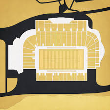 Michie Stadium Map Art
