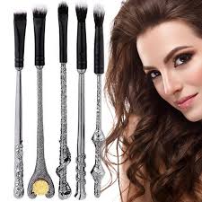 harry potter wand makeup brush set 5