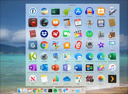 folder display from the macos x dock