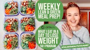 lose weight lean and green meal prep