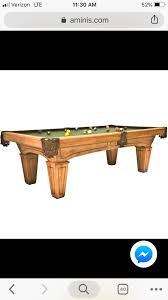 8 foot golden west games pool table