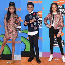 kids choice awards orange carpet style