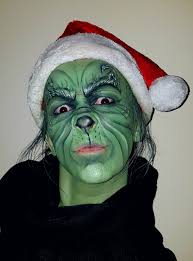 christmas party makeup grinch make up