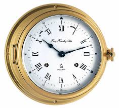 Hermle 35065 000132 Brass Ship Clock