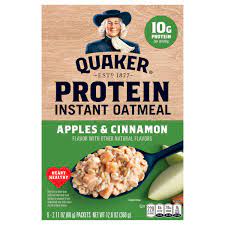 quaker instant oatmeal protein apples