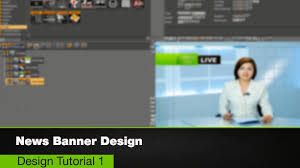 vizrt design tutorial one news banner