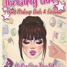 coloring book hair makeup nails