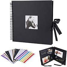 8.5x11 layflat custom cover photo book. Charmcollection 8x8 Inch Scrapbook Diy Photo Album With Photo Opening 60 Pages Wedding Guest Book Anniversary Baby Shower Travel Memory Book Black Photo Corners Included Buy Online At Best Price In Uae